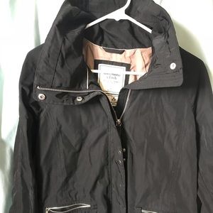 Cropped matte black jacket